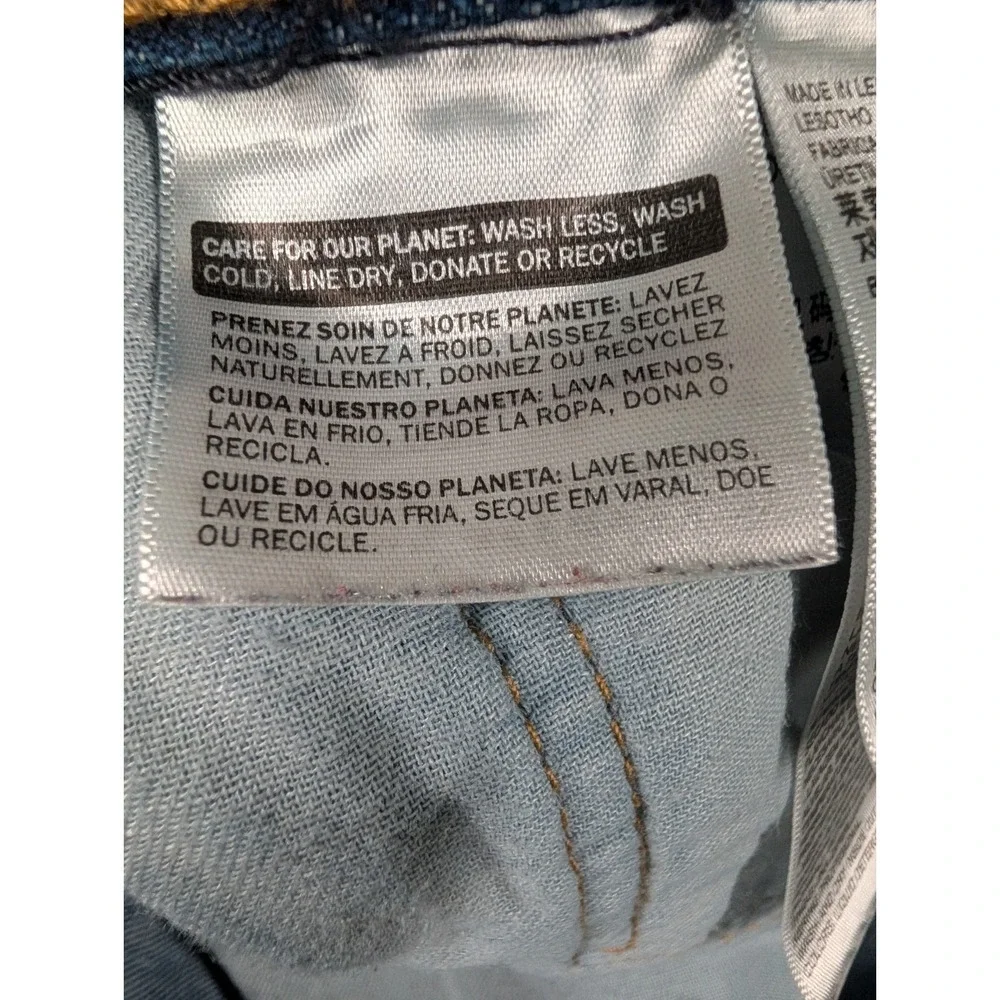 Levi's 505 Jeans Mens 38x32 Blue Denim Regular Fit Straight Leg Light Wash